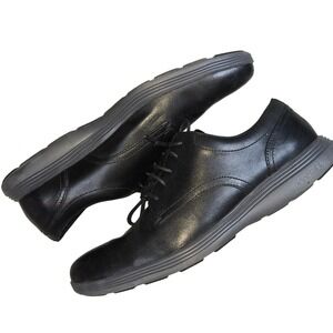 Cole‎ Haan Grand Os Black Leather Oxford Dress Shoes Mens 11.5 Wide